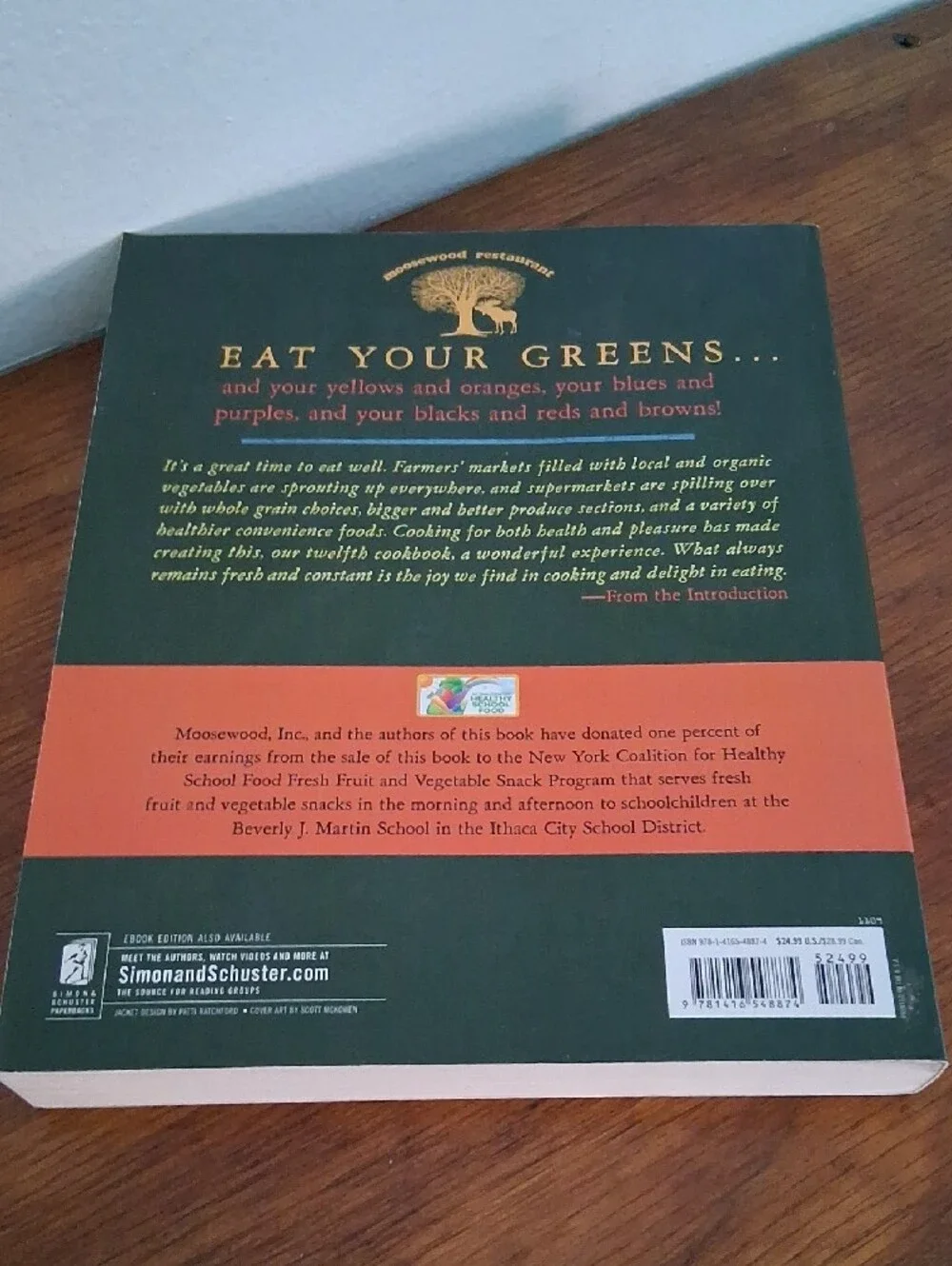 Moosewood Restaurant Cooking for Health - Paperback